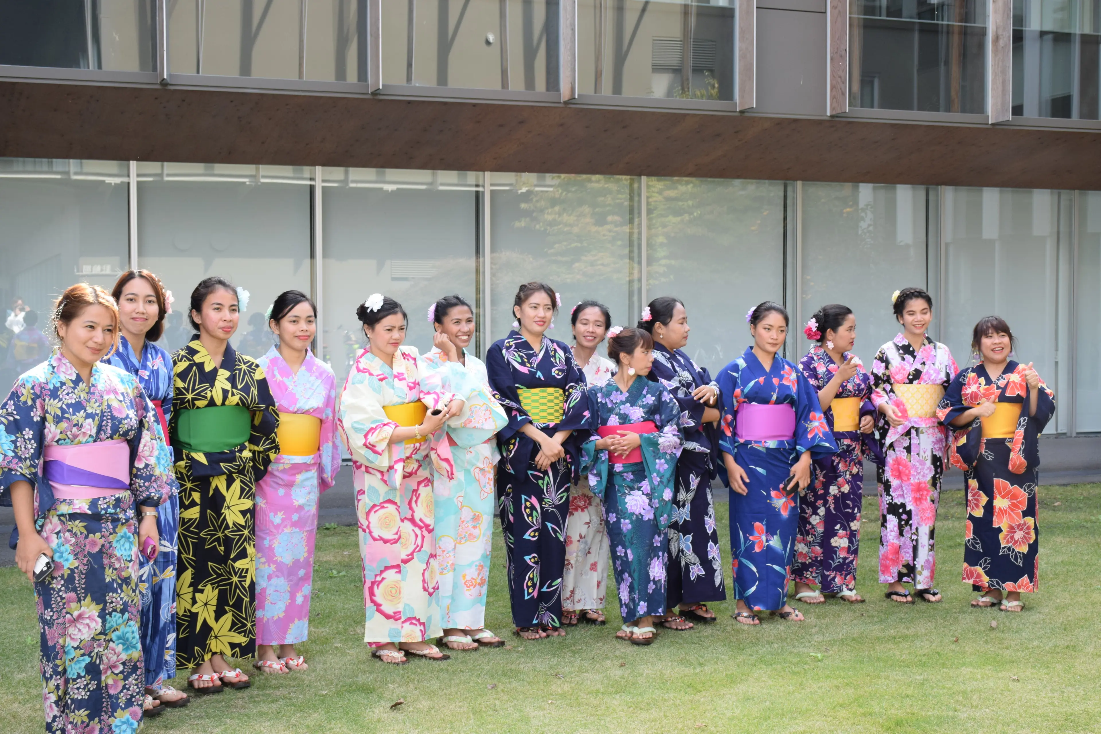 浴衣を着ての写真撮影会